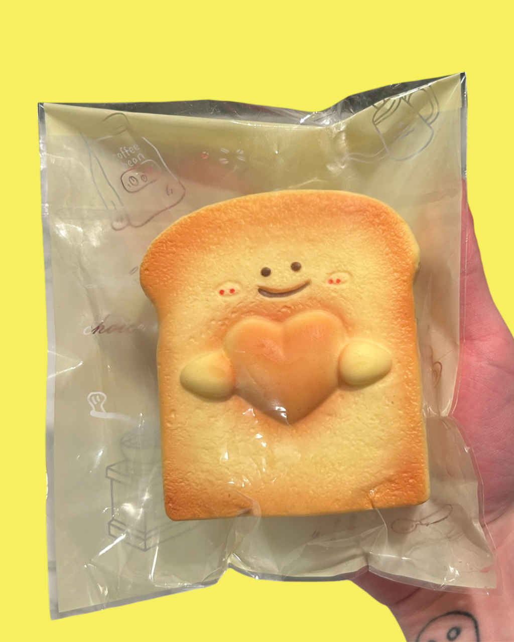 Love Toast Squishy