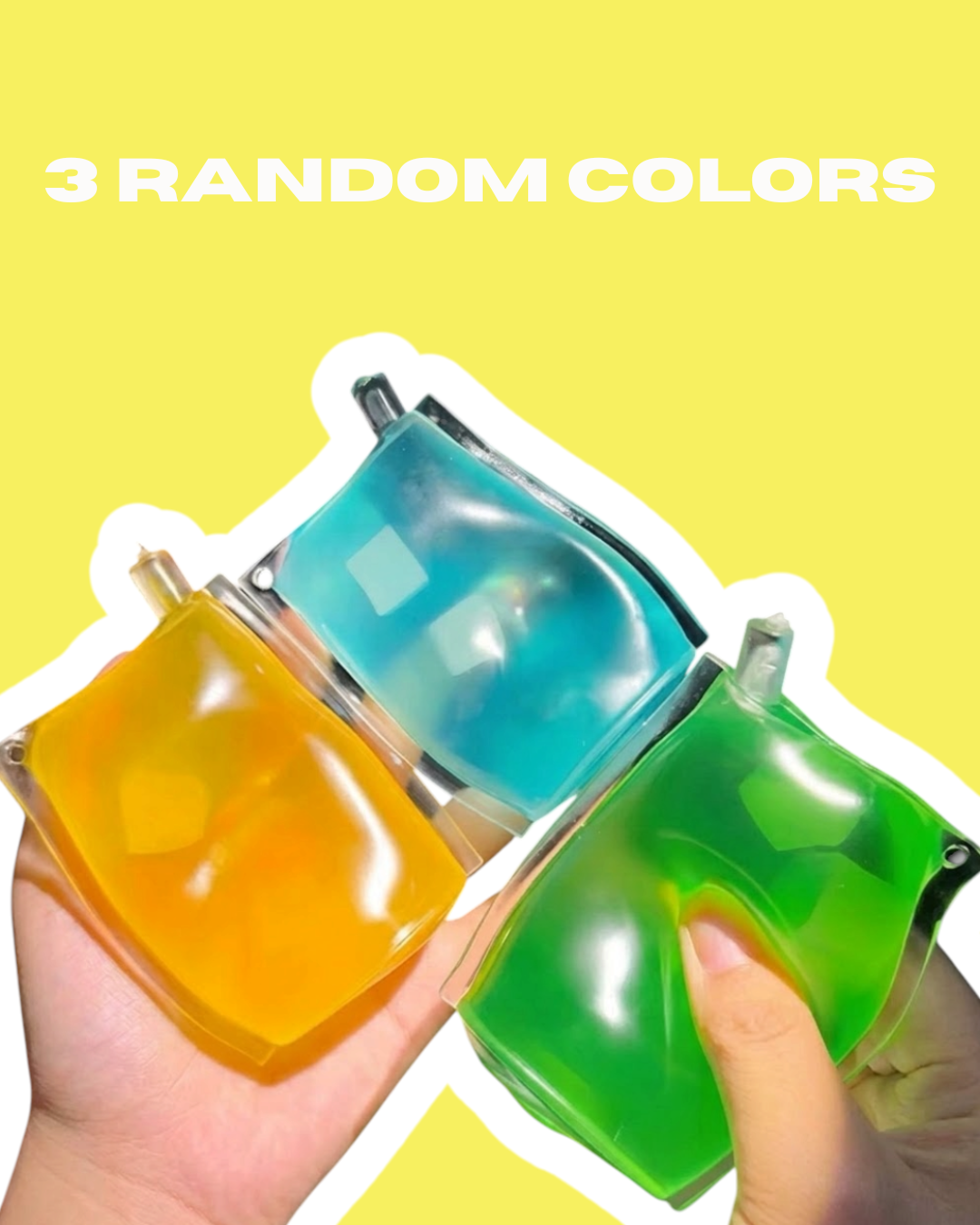 (Vaseline Filled) 3 Pack Juice Pouch