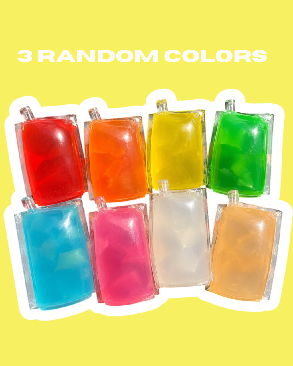 (Vaseline Filled) 3 Pack Juice Pouch