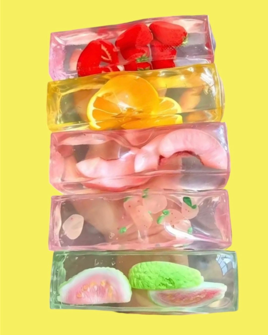 (Jelly Texture) Fruit Bar Squishy