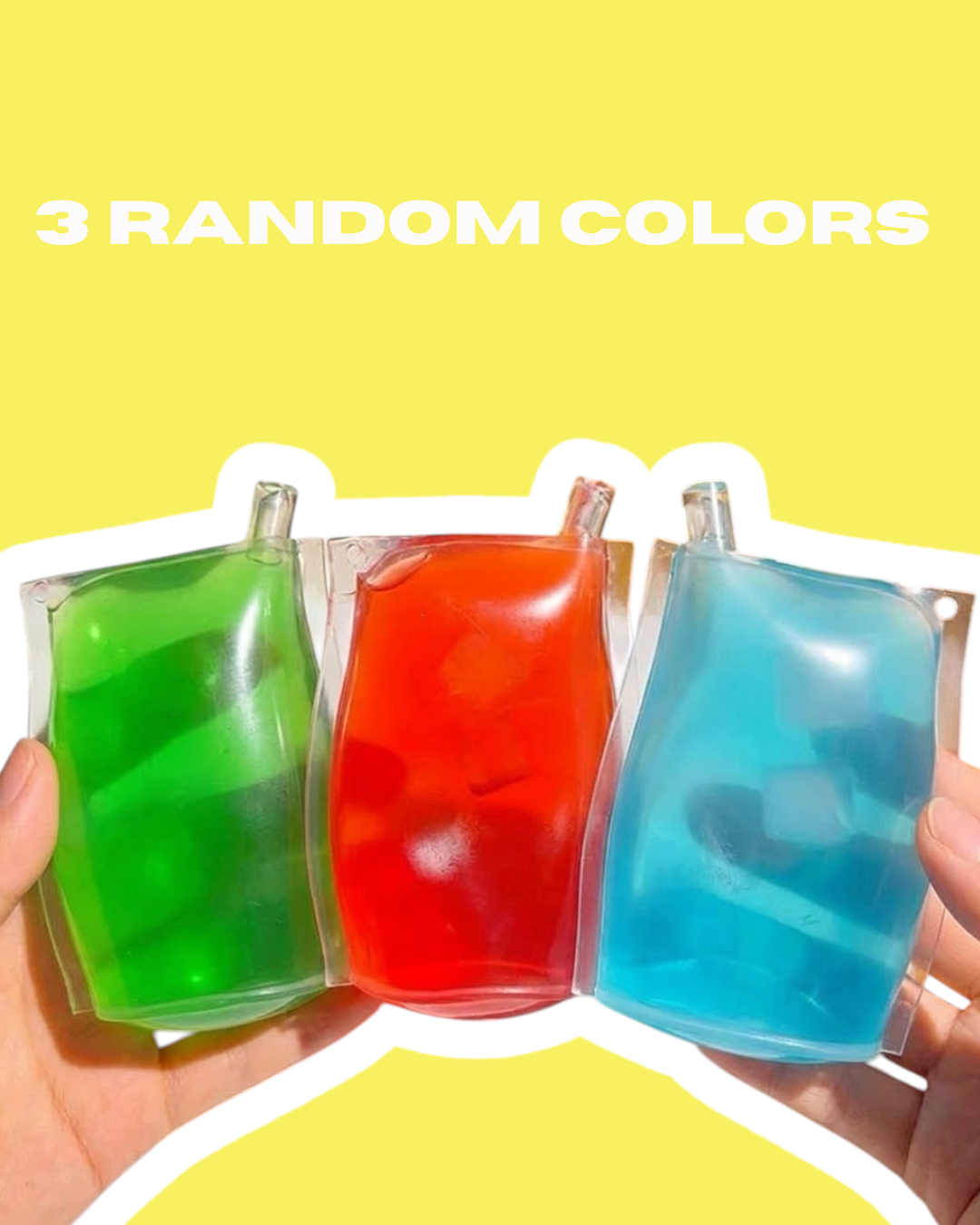 (Vaseline Filled) 3 Pack Juice Pouch
