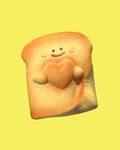 Love Toast Squishy