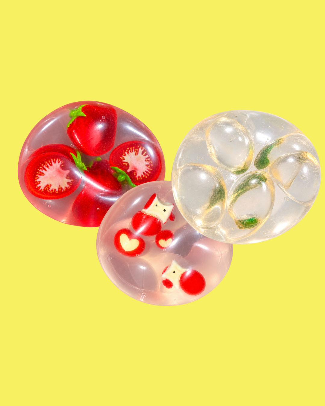 (Jelly Texture) Fruit Ball Squishy