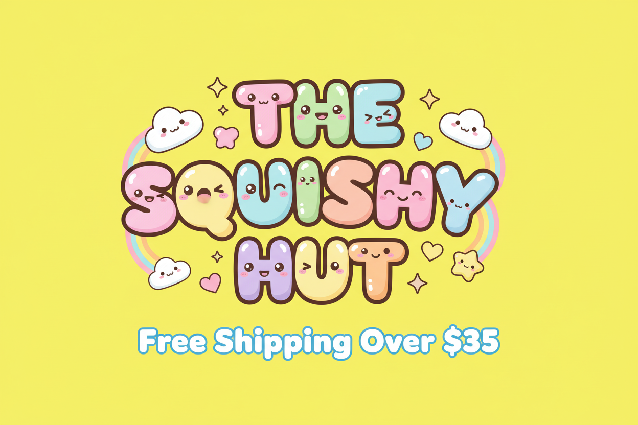 The Squishy Hut Kawaii Big Text Header